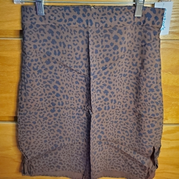 NWT Carters Kid Leopard Rayon Midi Skirt Size 10 - Picture 2 of 7
